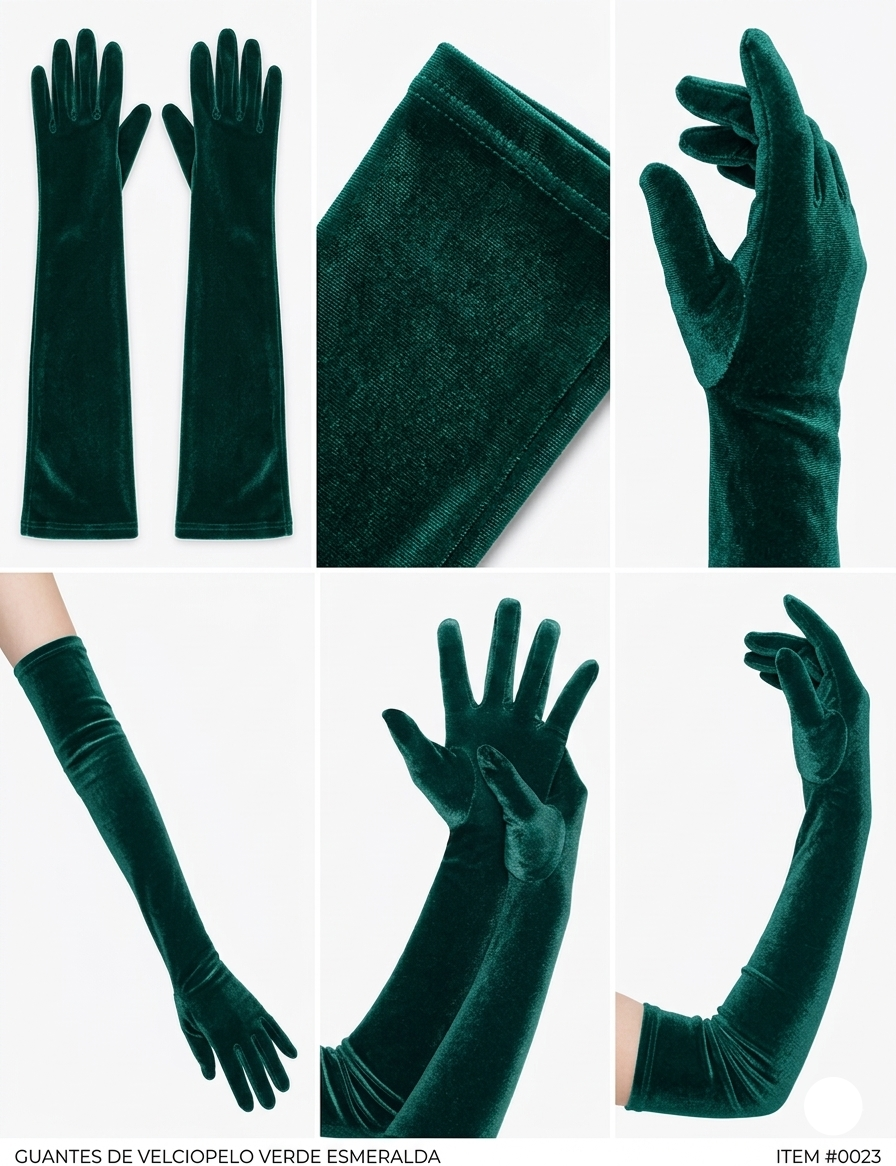 Guantes en Gamuza — verde